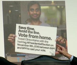 Illustration for article titled Russian hackers used a secret weapon: Aziz Ansari